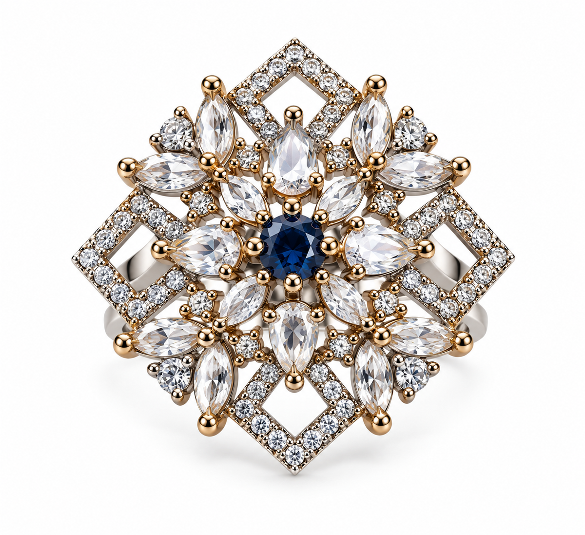 Premium Floral Statement Ring