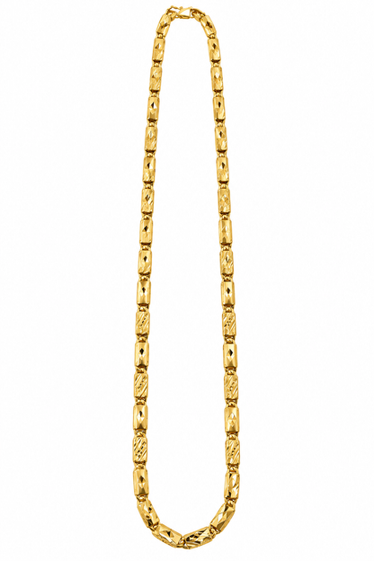 Gold-Toned Traditional Long Chain Necklace