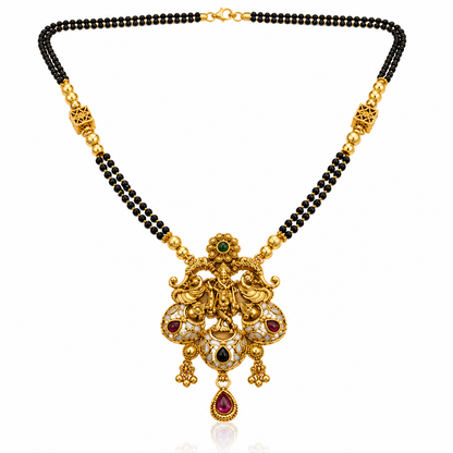 Divine Antique Gold Lakshmi Mangalsutra