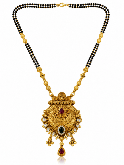 Royal Antique Black Beaded Mangalsutra