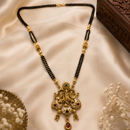 Divine Antique Gold Lakshmi Mangalsutra